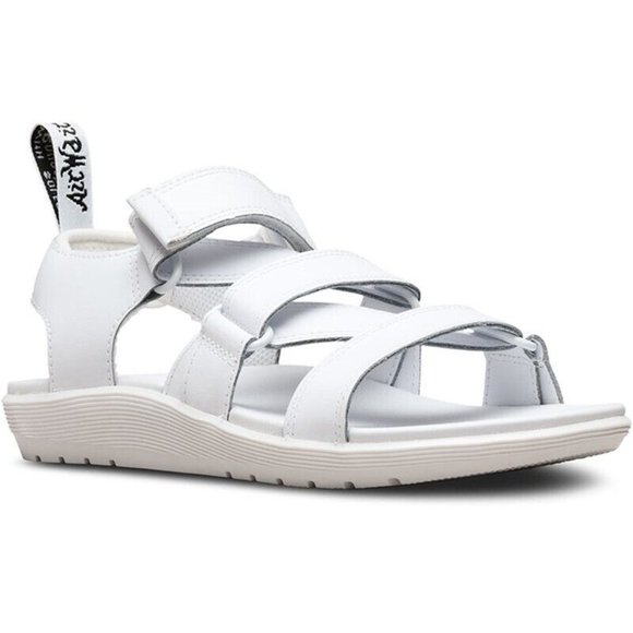 Dr. Martens Shoes Doc Dr Marten Sandals Womens 9 White Leather